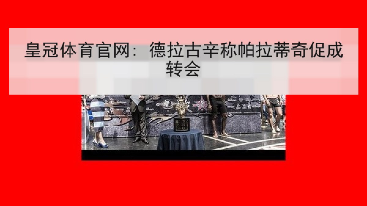 皇冠体育官网: 德拉古辛称帕拉蒂奇促成转会